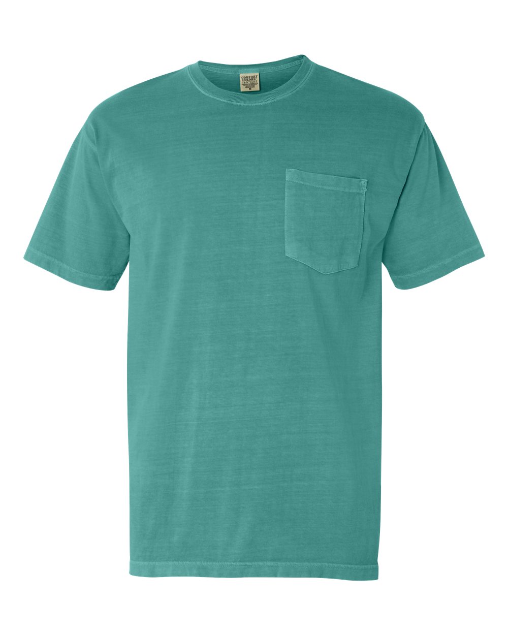 000444 Comfort Colors® Garment-Dyed Heavyweight Pocket T-Shirt