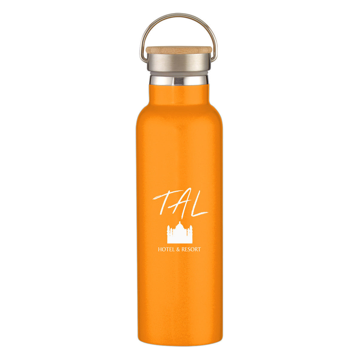 21 Oz. Liberty Stainless Steel Bottle With Wood Lid