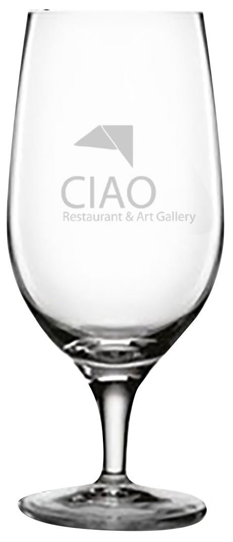 Michelangelo Iced Tea 19oz crystal footed glass