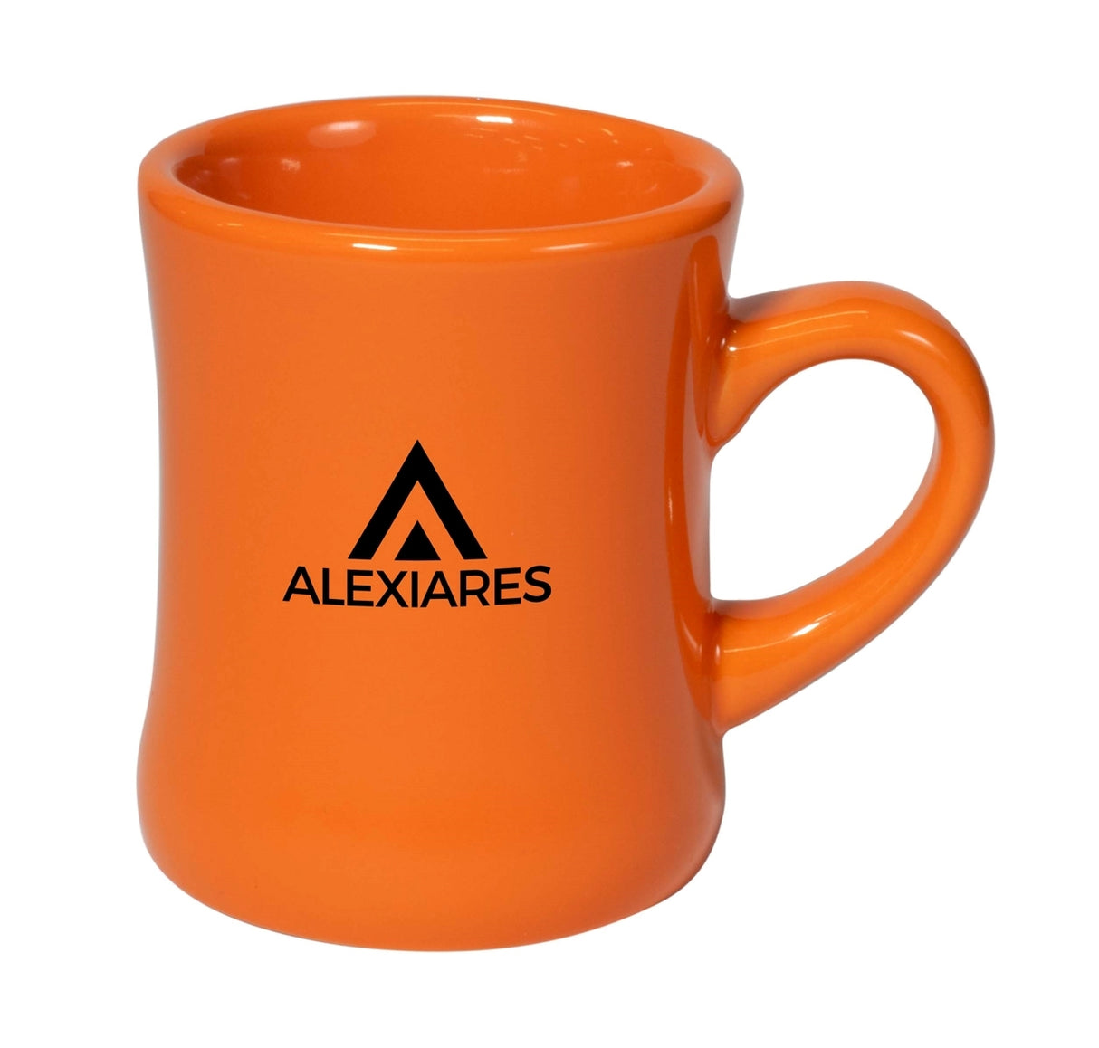 Classic Diner 10oz orange ceramic mug