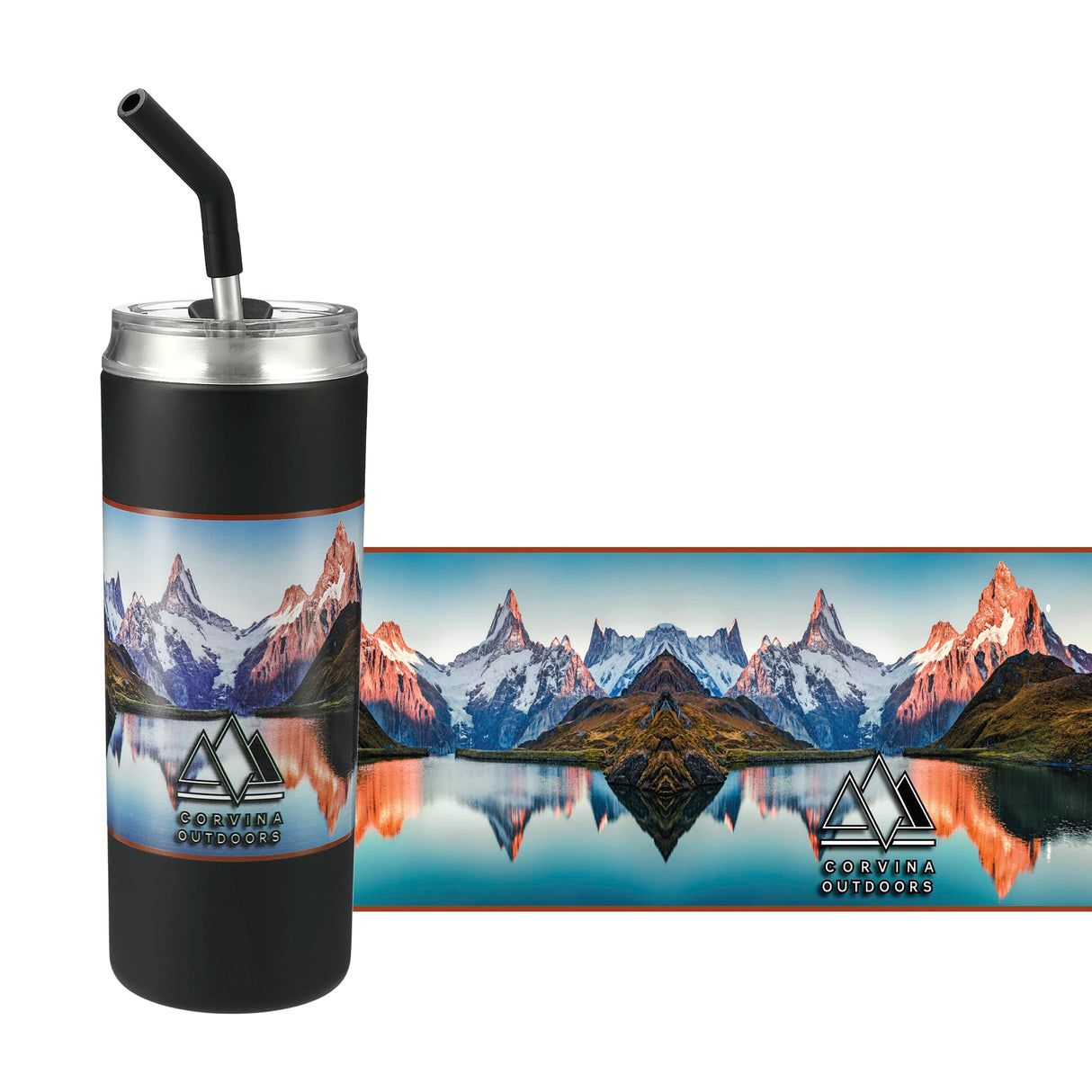 Marka Copper Vac Tumbler w/ SS straw 20oz