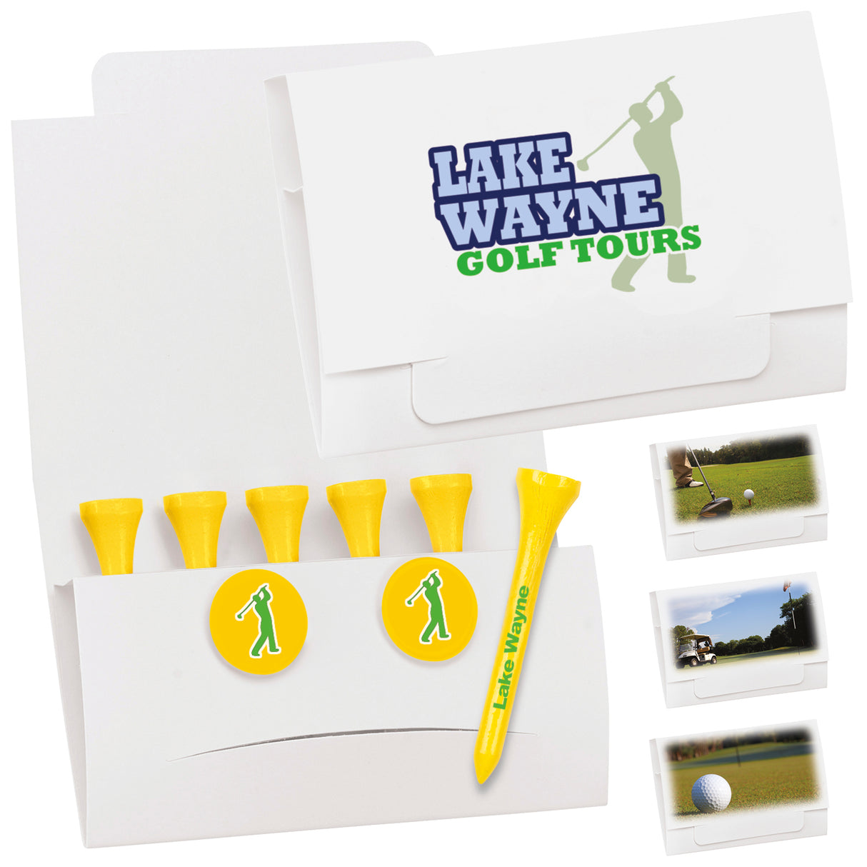 6-2 Golf Tee Packet - 2-3/4" Tee