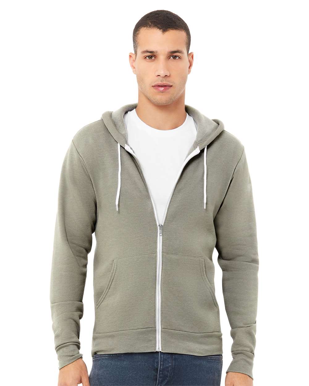 000035 Bella+Canvas® Unisex Sponge Fleece Full-Zip Hoodie