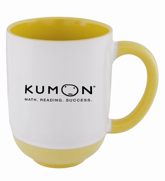 Swatch 16oz 2tone white/yellow mug