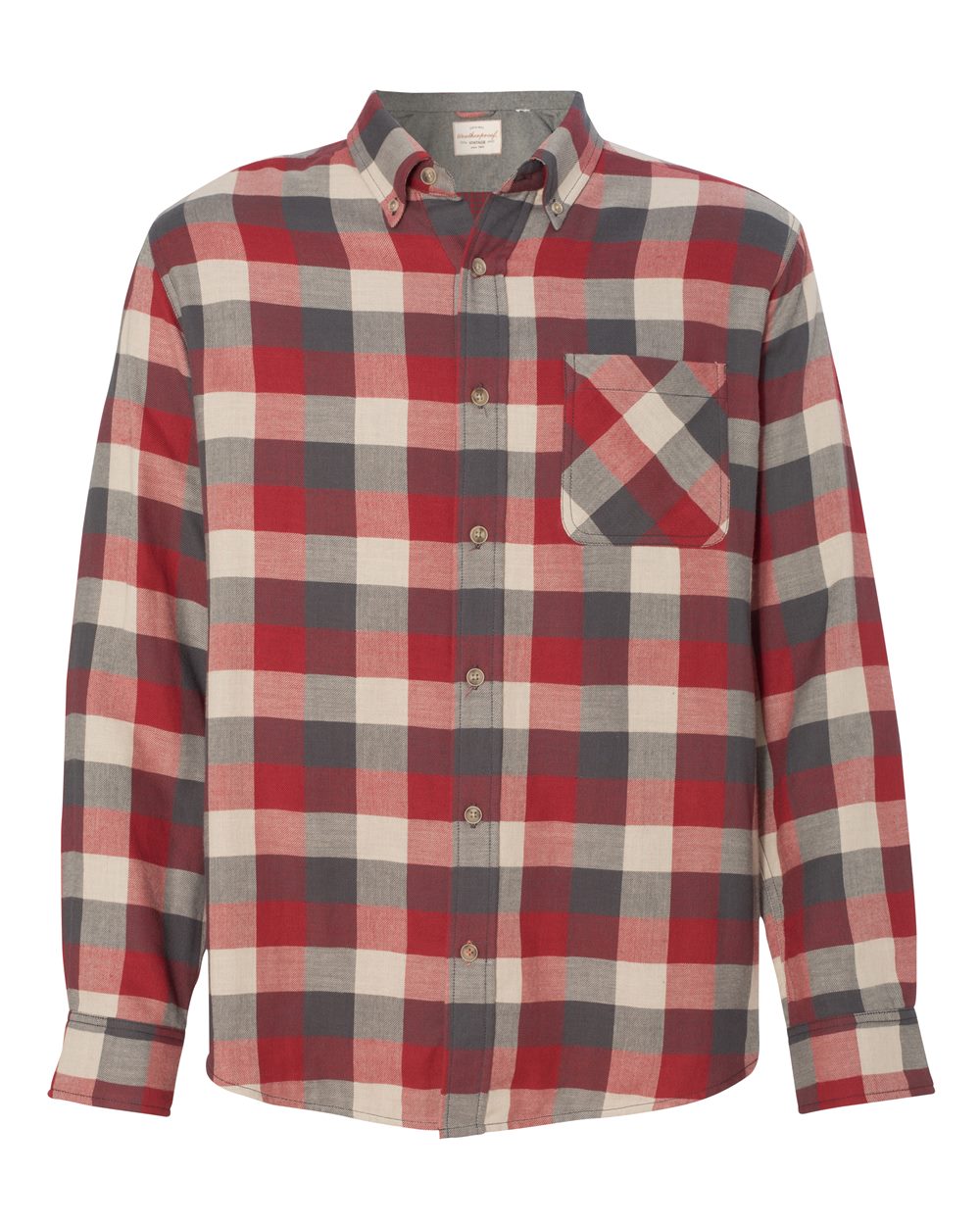 Weatherproof® Vintage Brushed Flannel Long Sleeve Shirt
