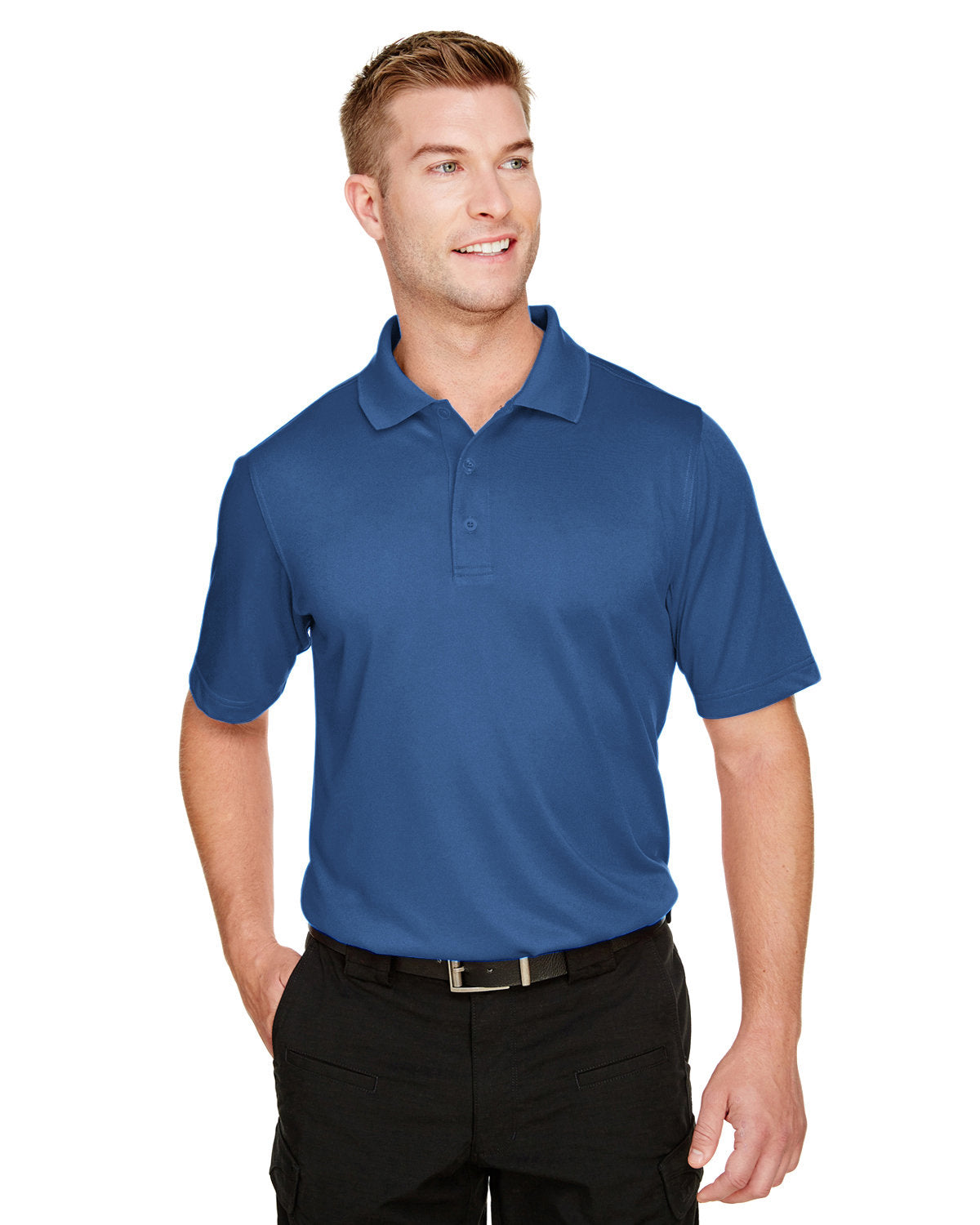 000169 Harriton Men's Advantage Snag Protection Plus Polo