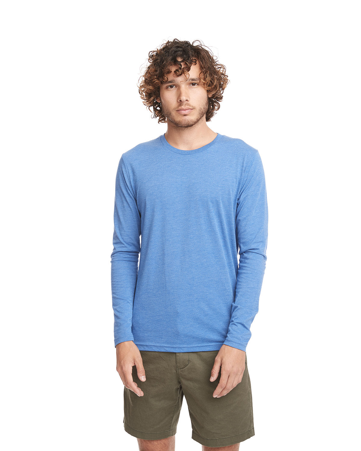 NEXT LEVEL APPAREL Men's Triblend Long-Sleeve Crew