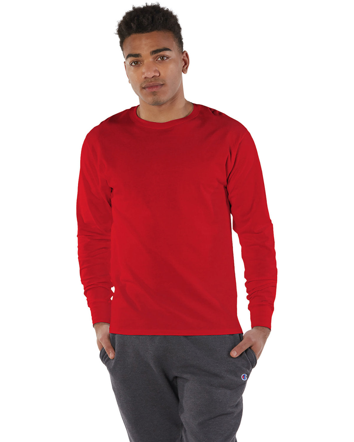 Champion Adult Long-Sleeve Ringspun T-Shirt