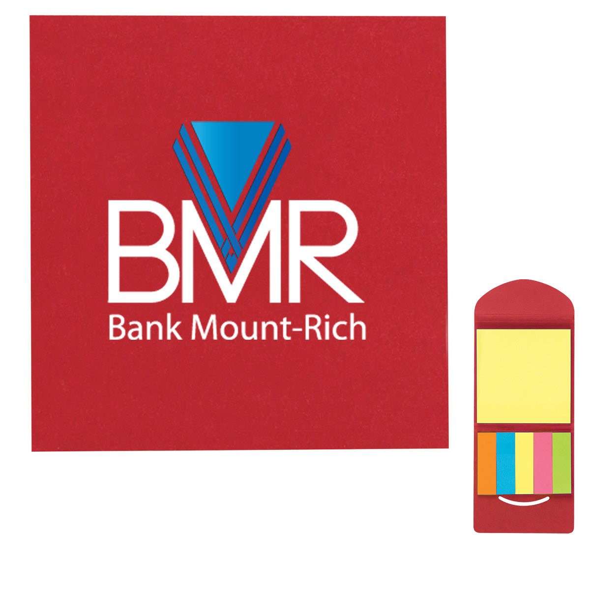 Sticky Notes And Flags In Pocket Case