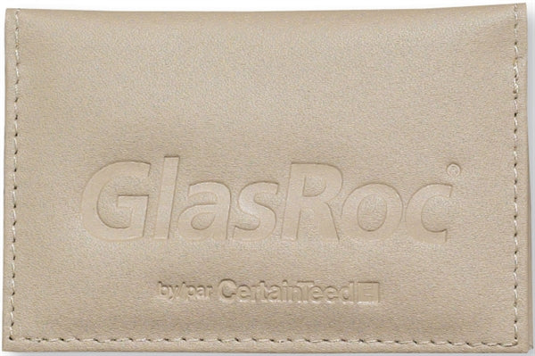 Traditional Business Card Holder tan bonded leather