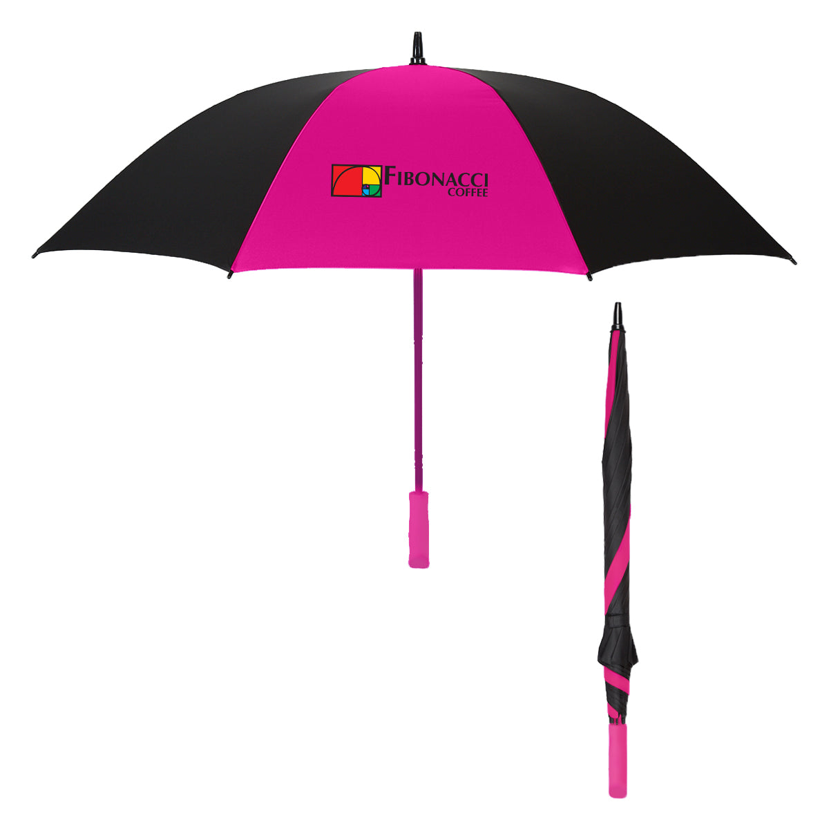 60" Arc Splash Of Color Golf Umbrella