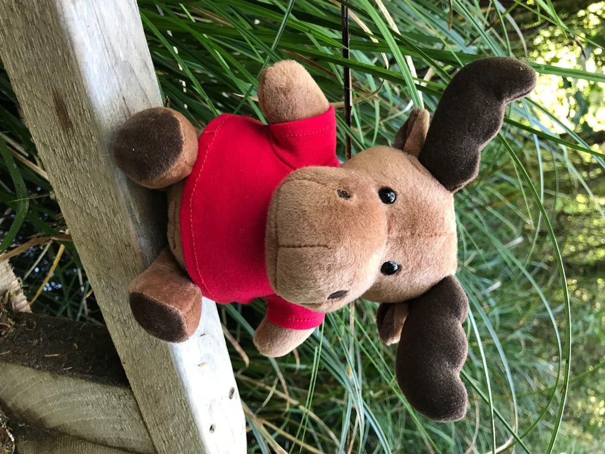 6" Mini Me Max Moose w/T-Shirt