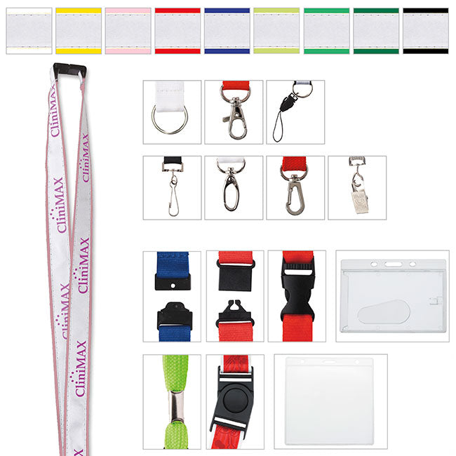 1" Polyester Lanyard with Ribbon