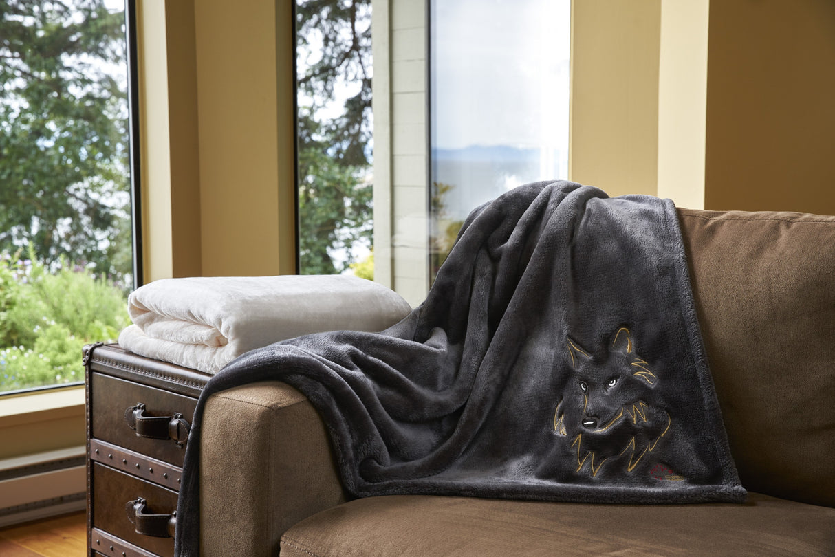 Plushera Throw (Embroidery)
