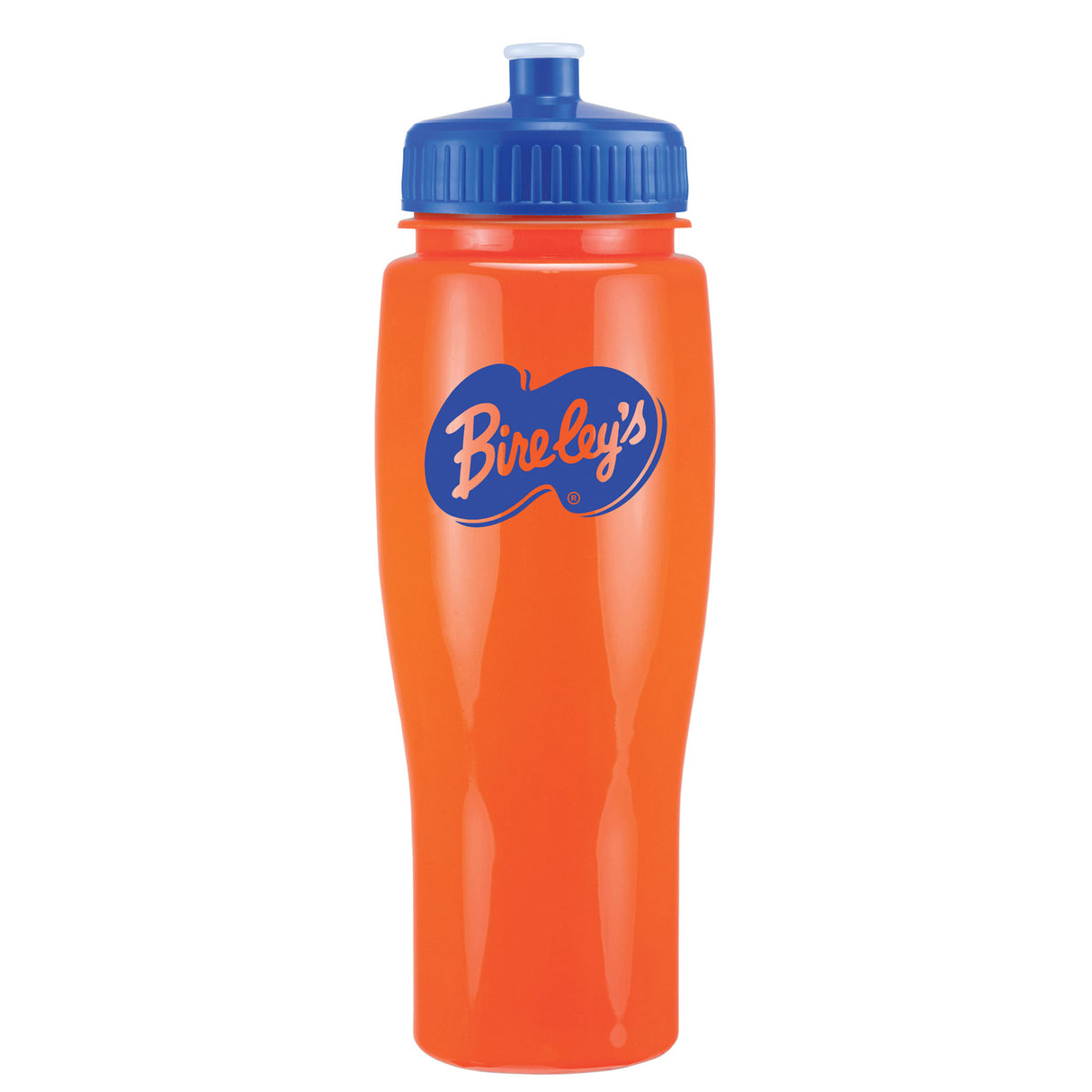 24 Oz. Contour Bottle w/ Push Pull Lid - Solid Colors