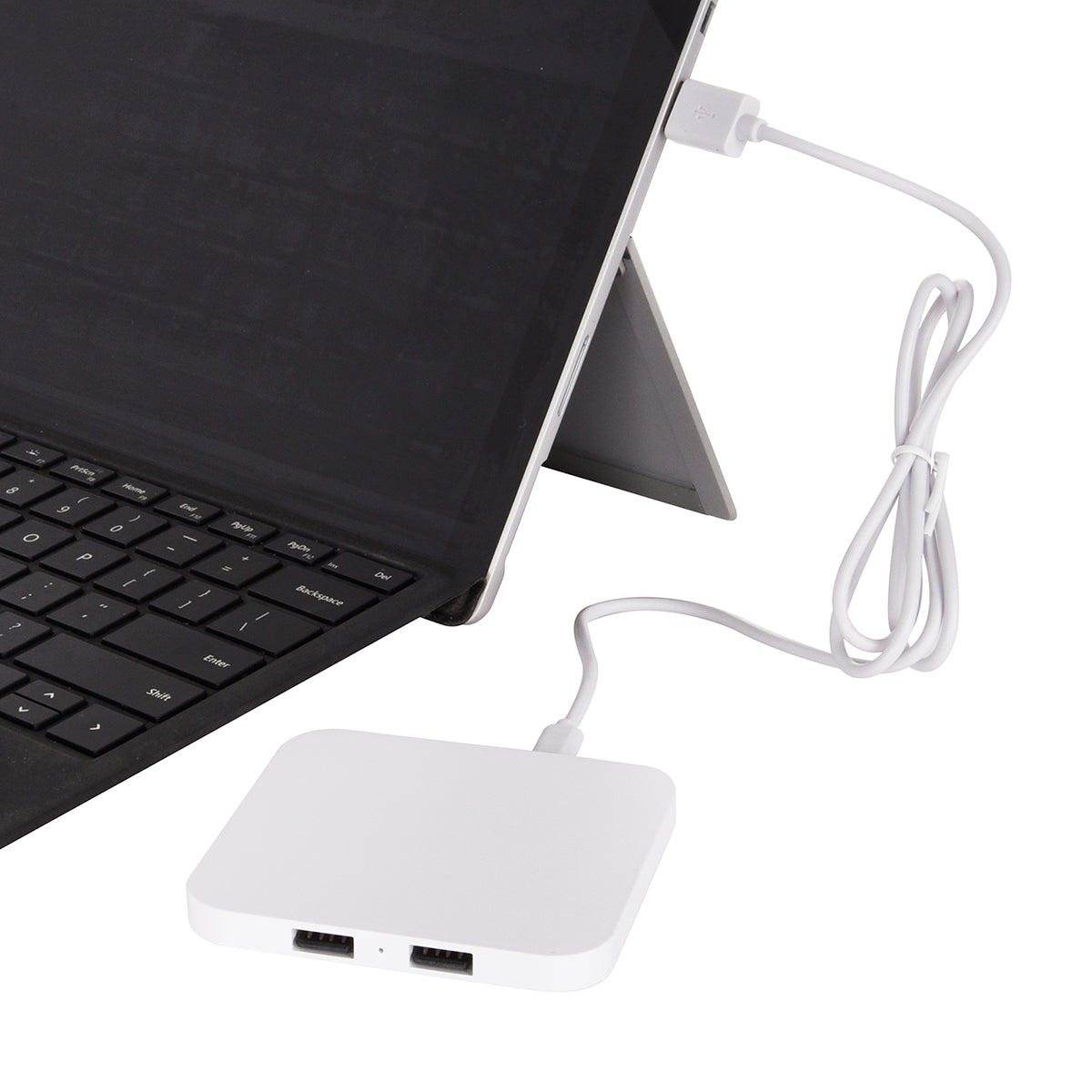 Power Up 2-port Usb Hub & Wireless Charging Pad