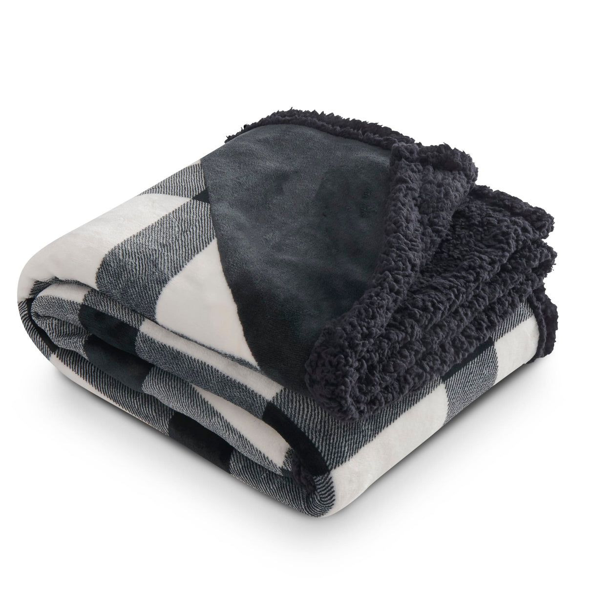 Field & Co.® Buffalo Plaid Sherpa Blanket