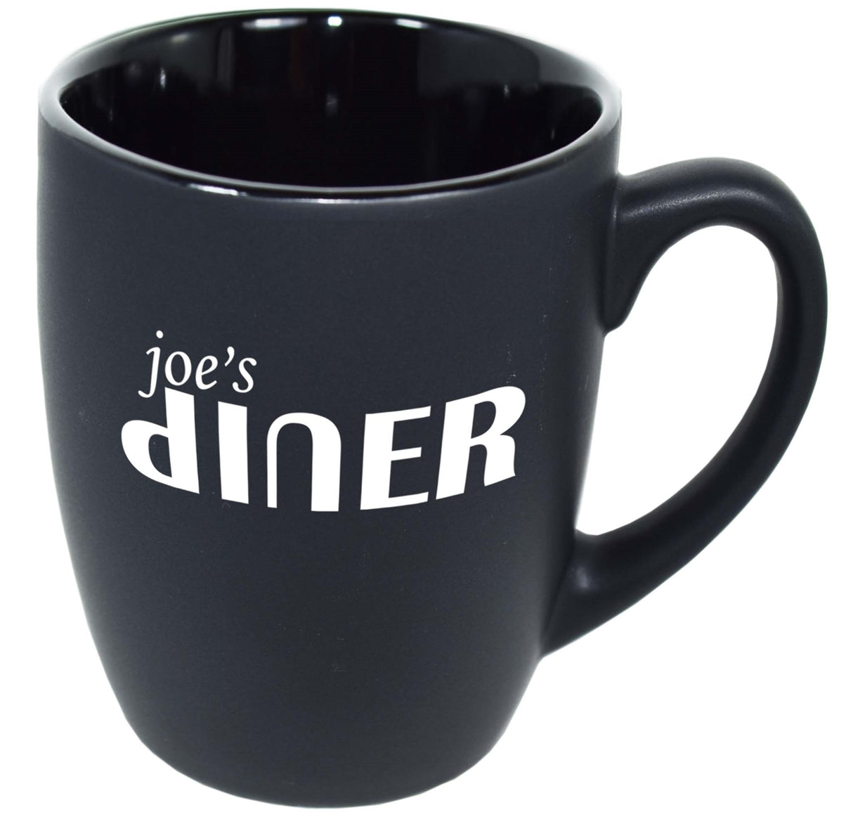 Cottager 12oz matte black mug