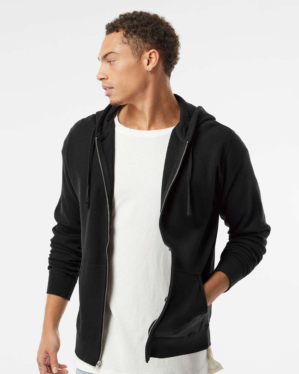 Independent Trading Co. Full Zip Hooded Sweatshirt
