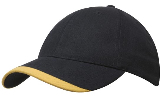 Brushed Heavy Sports Twill w/Contour Trim Peak