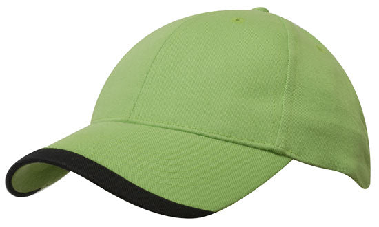 Brushed Heavy Sports Twill w/Contour Trim Peak