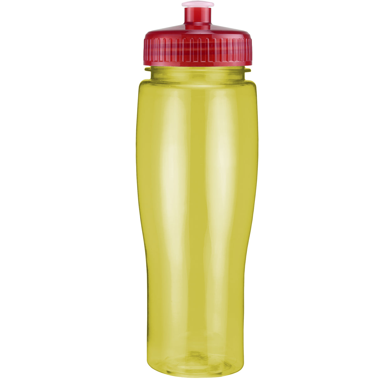 24 Oz. Contour Translucent Bottle w/ Push Pull Lid