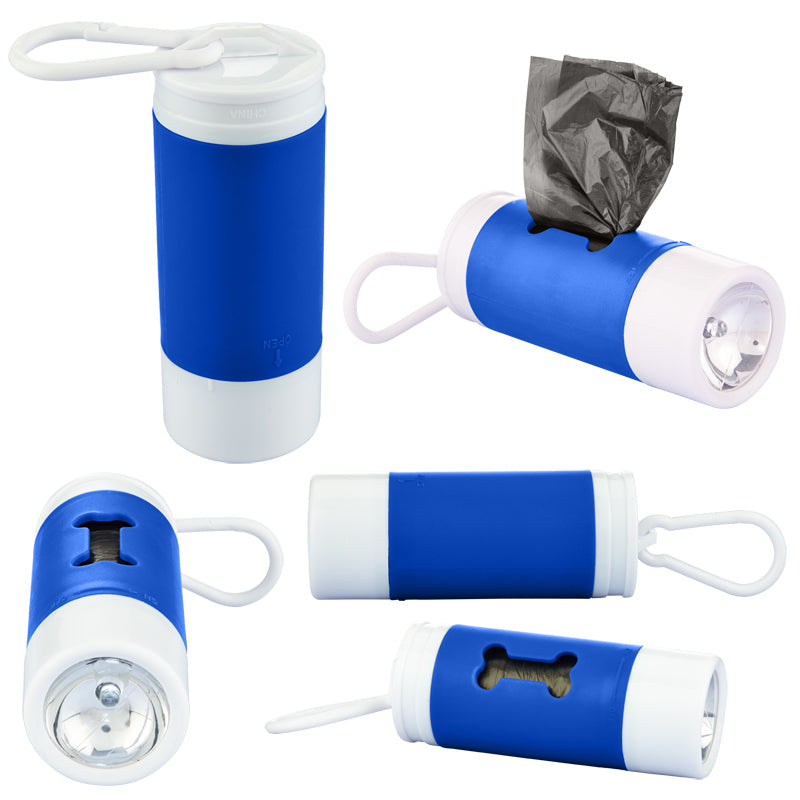 Pet Waste Bag Dispenser w/Flashlight
