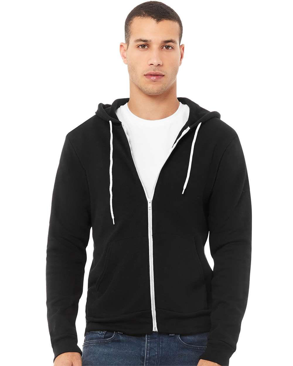 000035 Bella+Canvas® Unisex Sponge Fleece Full-Zip Hoodie