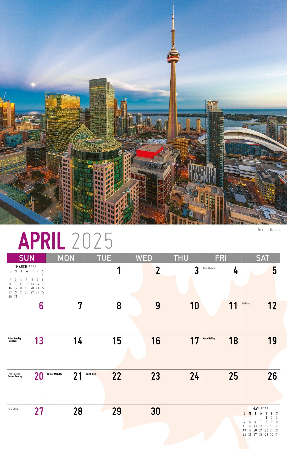 Galleria Wall Calendar 2025 Scenes of Canada (English)