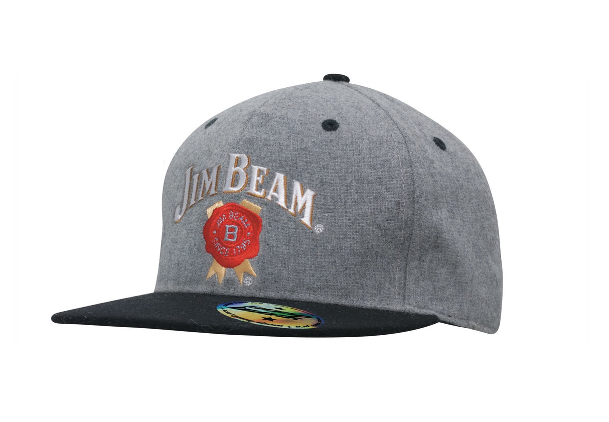 Grey Marle Flannel Cap w/Snap Back Pro Styling