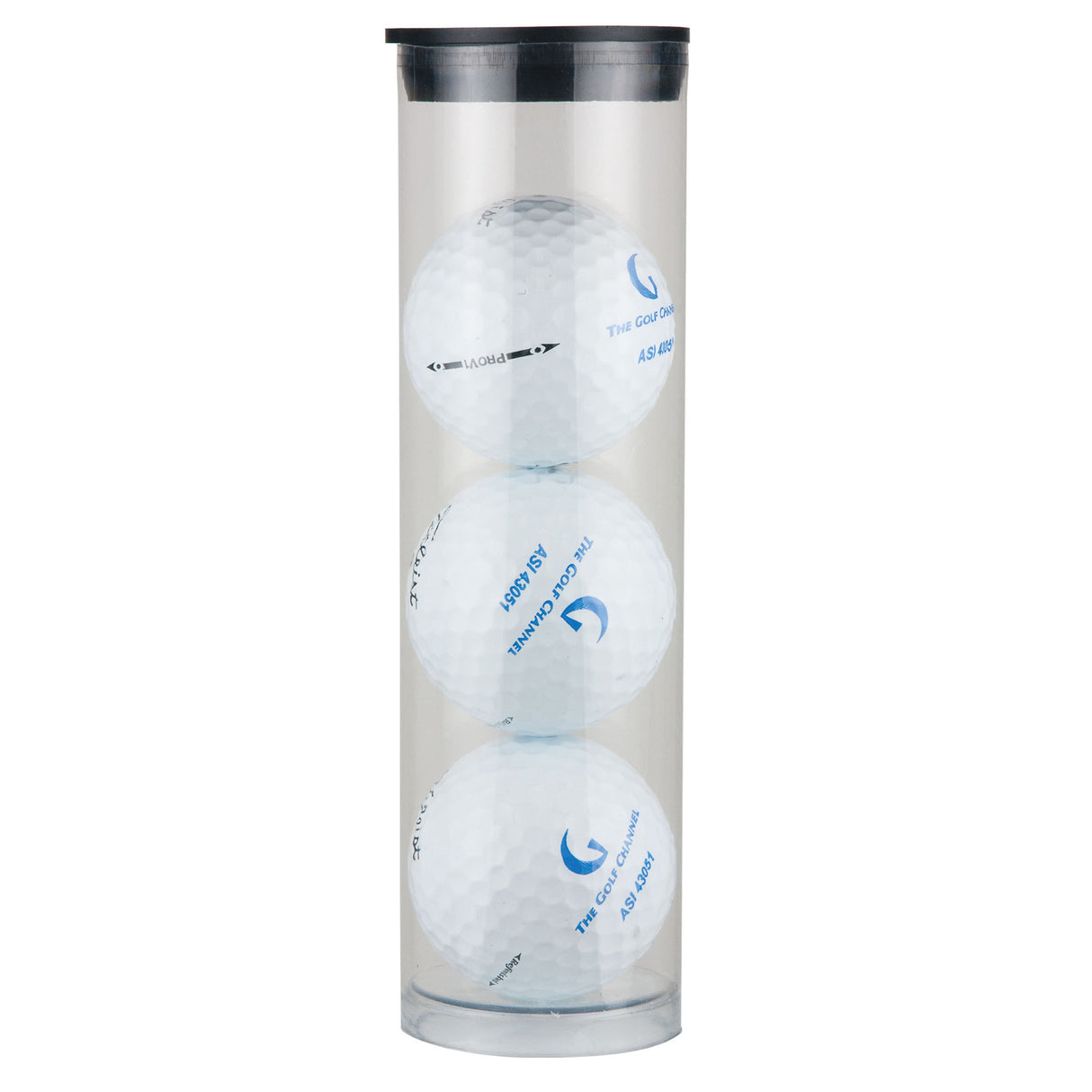 Three Ball Value Golf Gift Tube with Domed Imprint