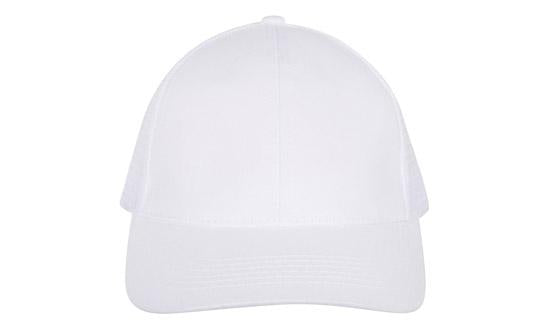 000963 Trucker Style Brushed Cotton Cap w/Mesh Back