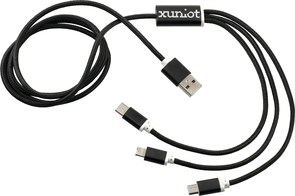 000285 Realm 3-in-1 Long Charging Cable