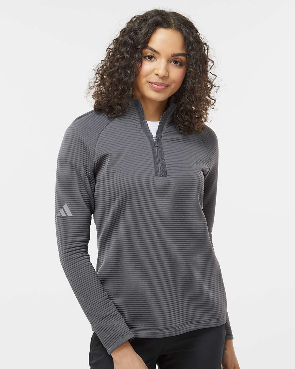 Adidas® Women's Spacer Quarter-Zip Pullover