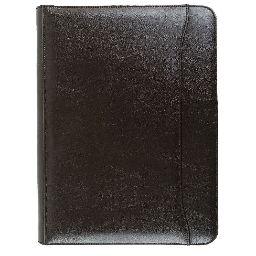 Vegan Leather Writing Case w/Zip Closure
