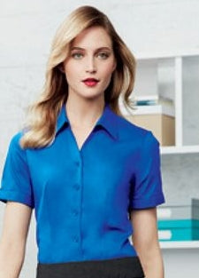 Ladies' Short Sleeve Monaco French Style Cotton Stretch Shirt