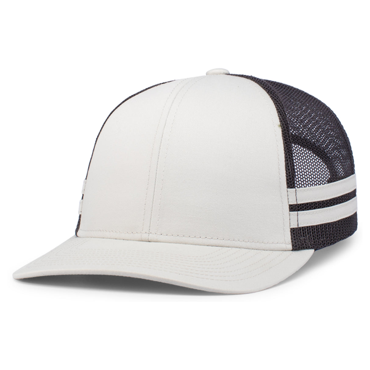 Low-Profile Stripe Trucker Cap