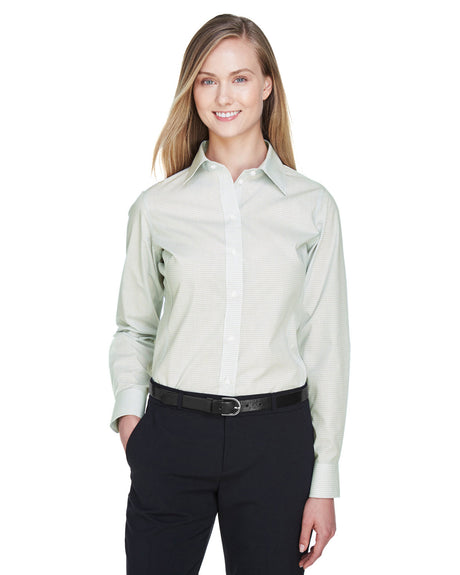 DEVON AND JONES Ladies' Crown Collection® Micro Tattersall Woven Shirt