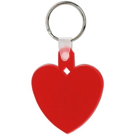 Soft Squeezable Key Tag (Heart)