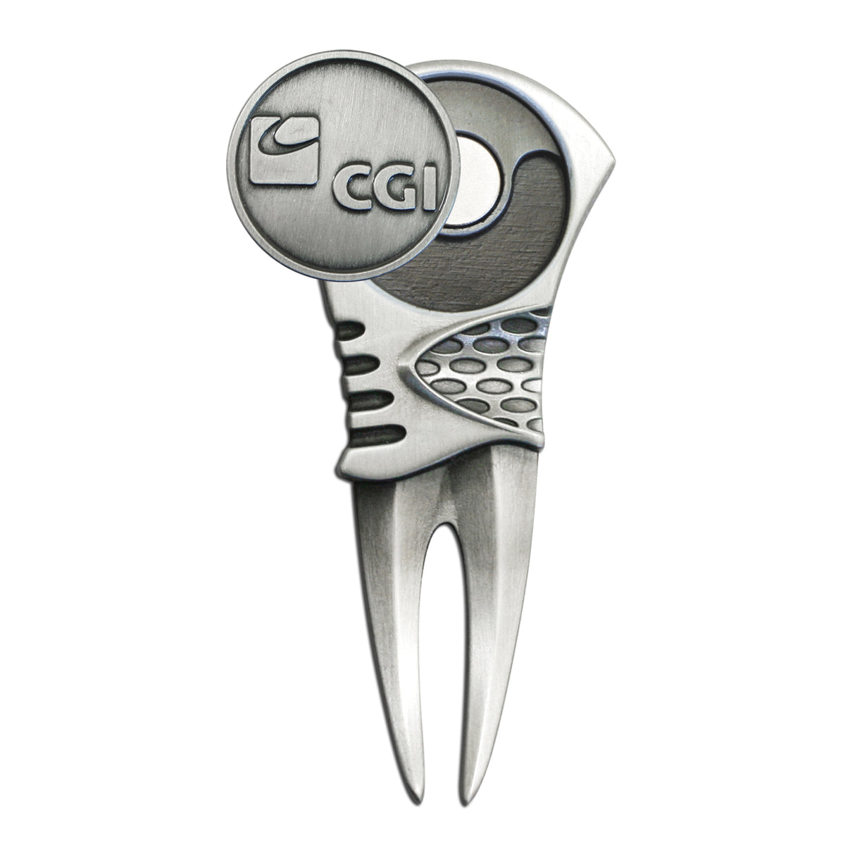 Back Action Divot Tool w/Die Struck Ball marker