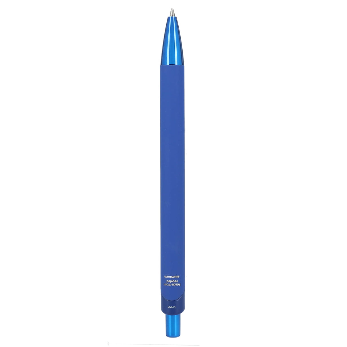 Metallic Recycled Aluminum Soft Touch Gel Pen