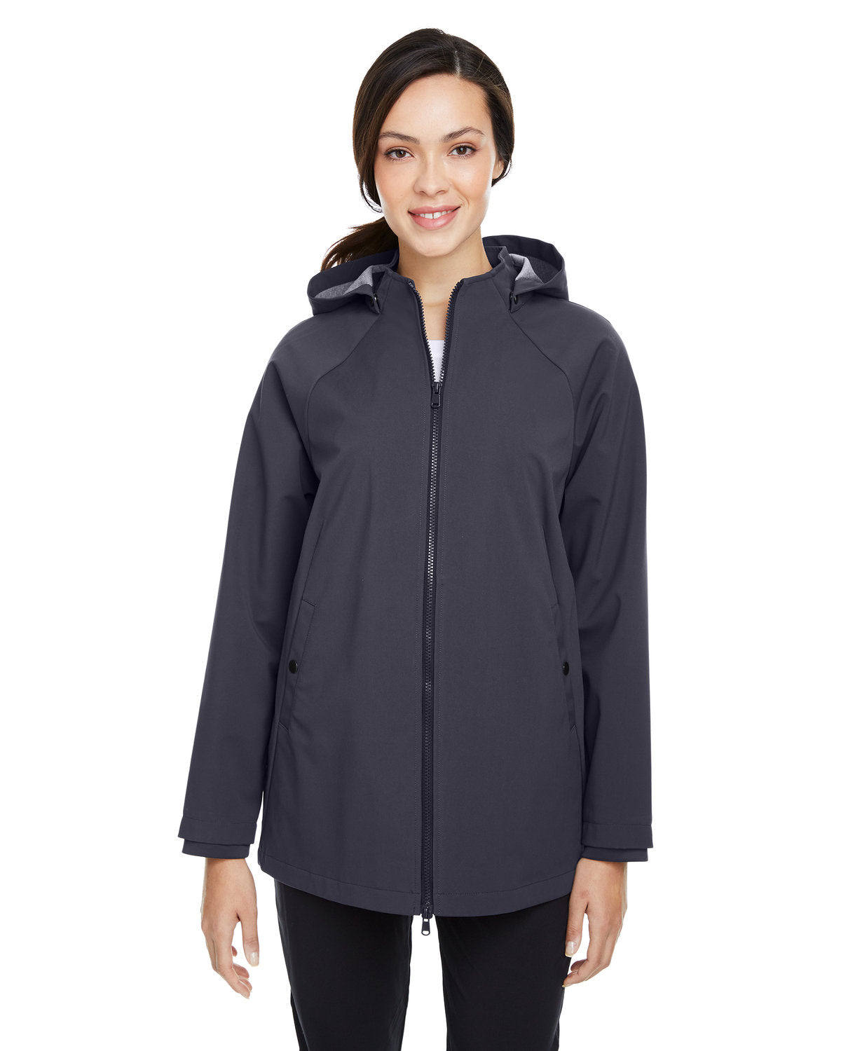 NORTH END Ladies' City Hybrid Soft Shell Hooded Jacket