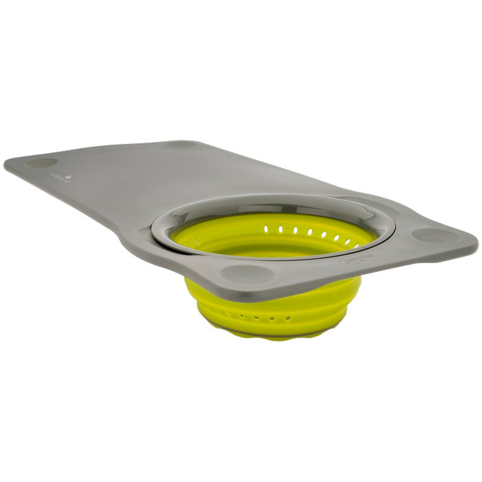 Squish® Over the Sink Cutting Board w/Colander