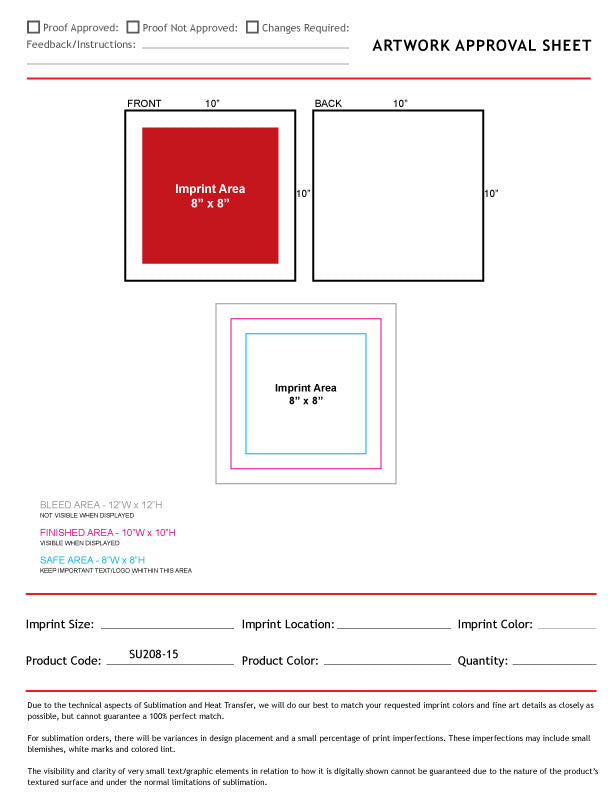 Personalized White Microfiber Dri-Lite Terry Skate, Cooling, Rally Towel, 10x10, Sublimated