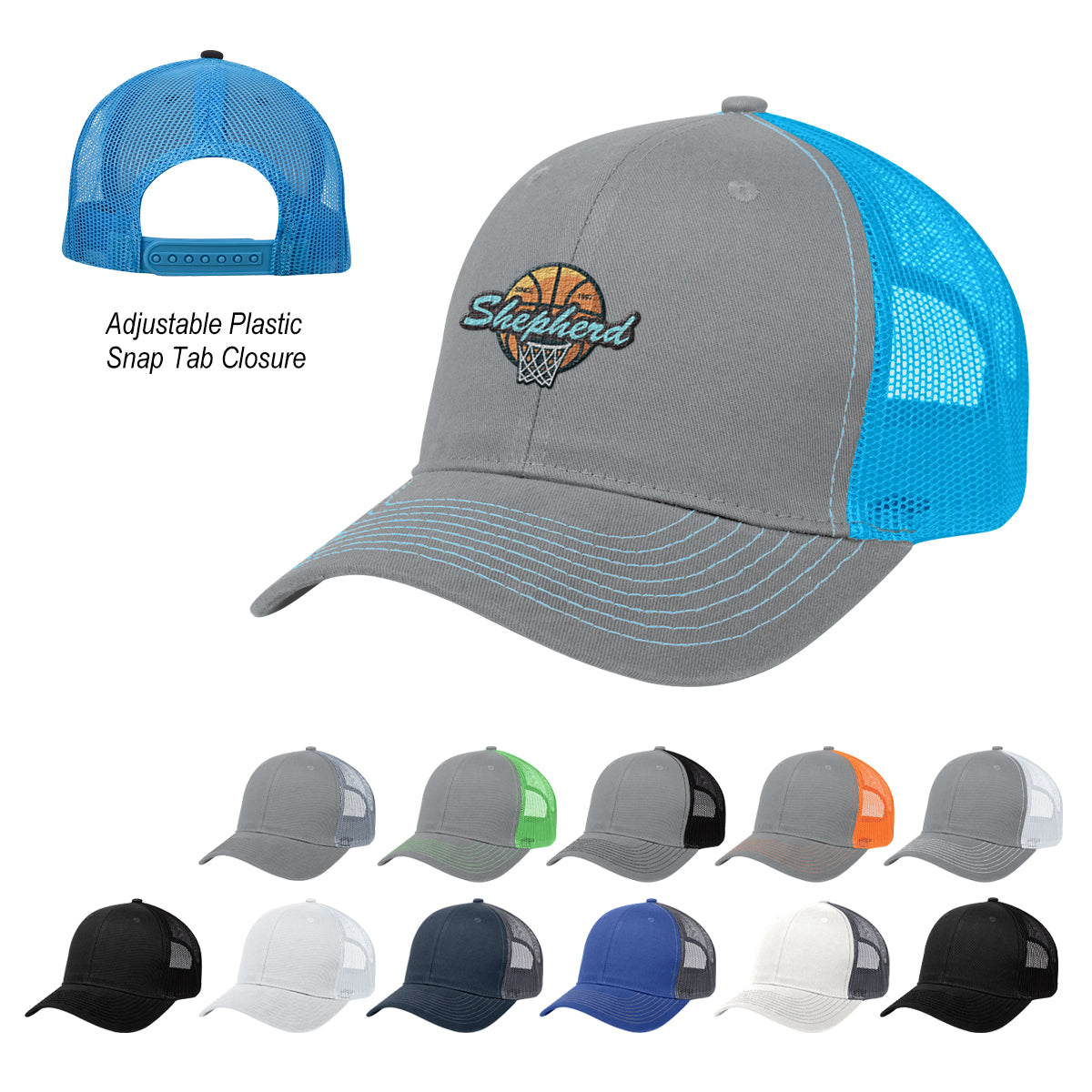 Cotton Twill Mesh Back Cap