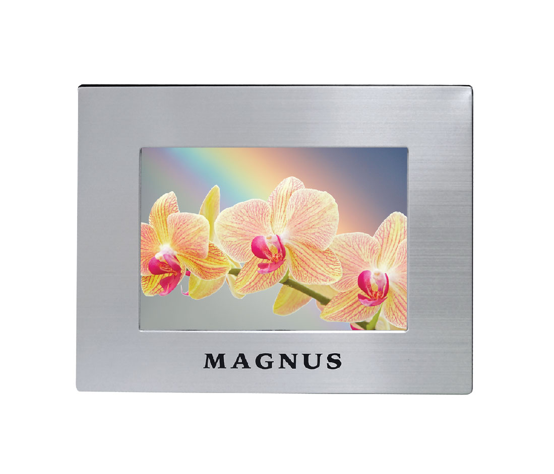 5" x 7" Aluminum finish picture frame (3-5 Days)