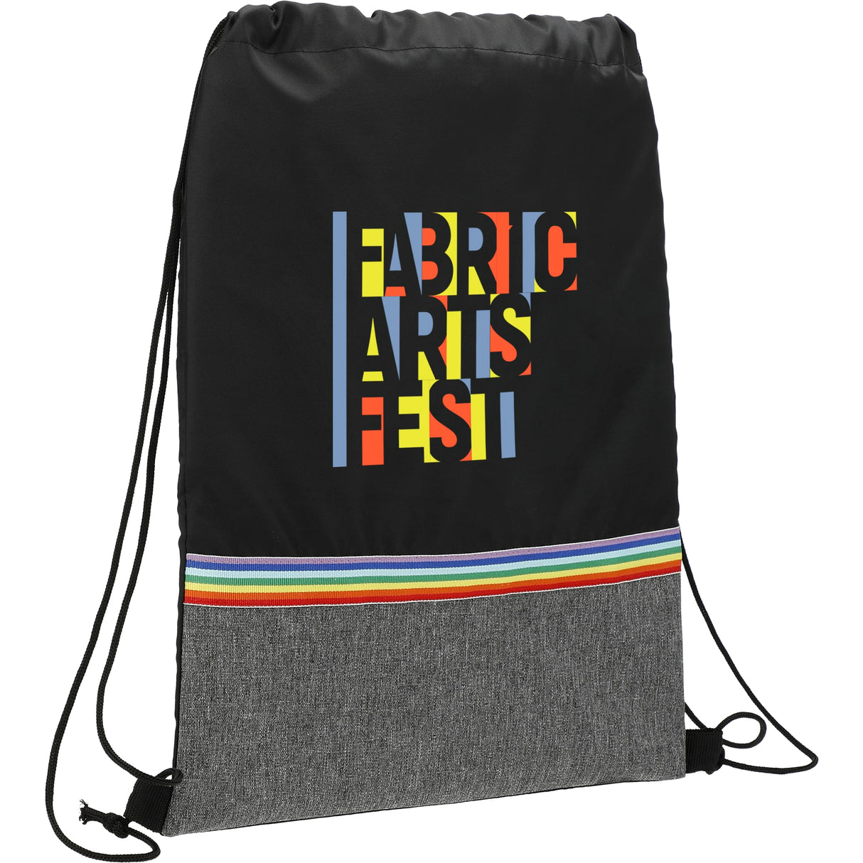 Rainbow RPET Drawstring Bag