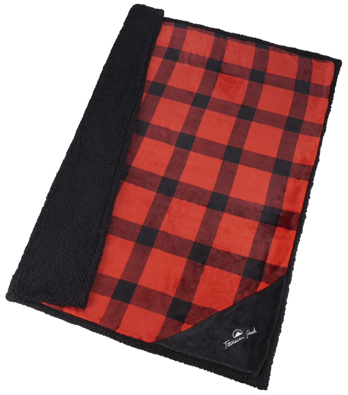 Field & Co.® Buffalo Plaid Sherpa Blanket