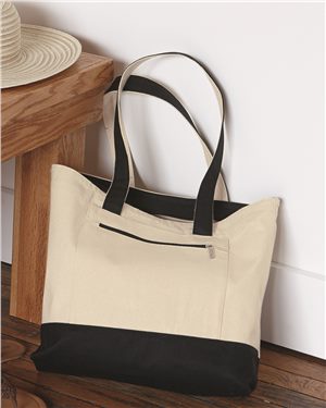 Q-Tees™ 19L Zippered Tote Bag