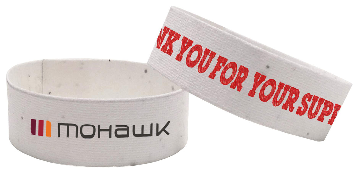 Direct Print Seeded Paper Wristbands